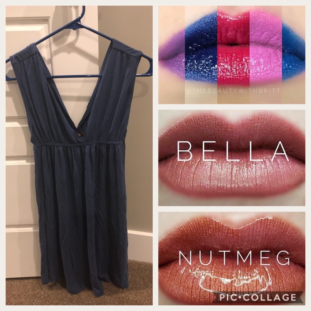 Plunging tank dress